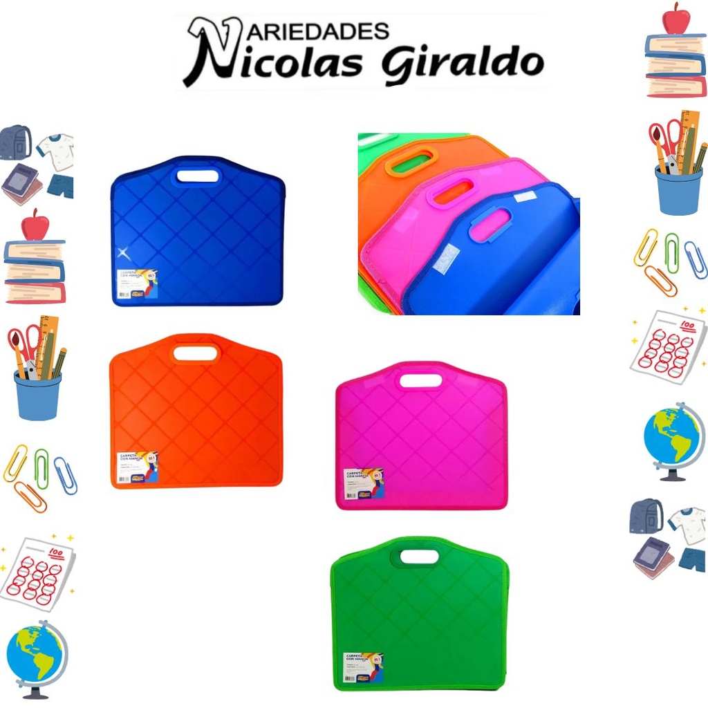Carpeta con manija oficio eterna