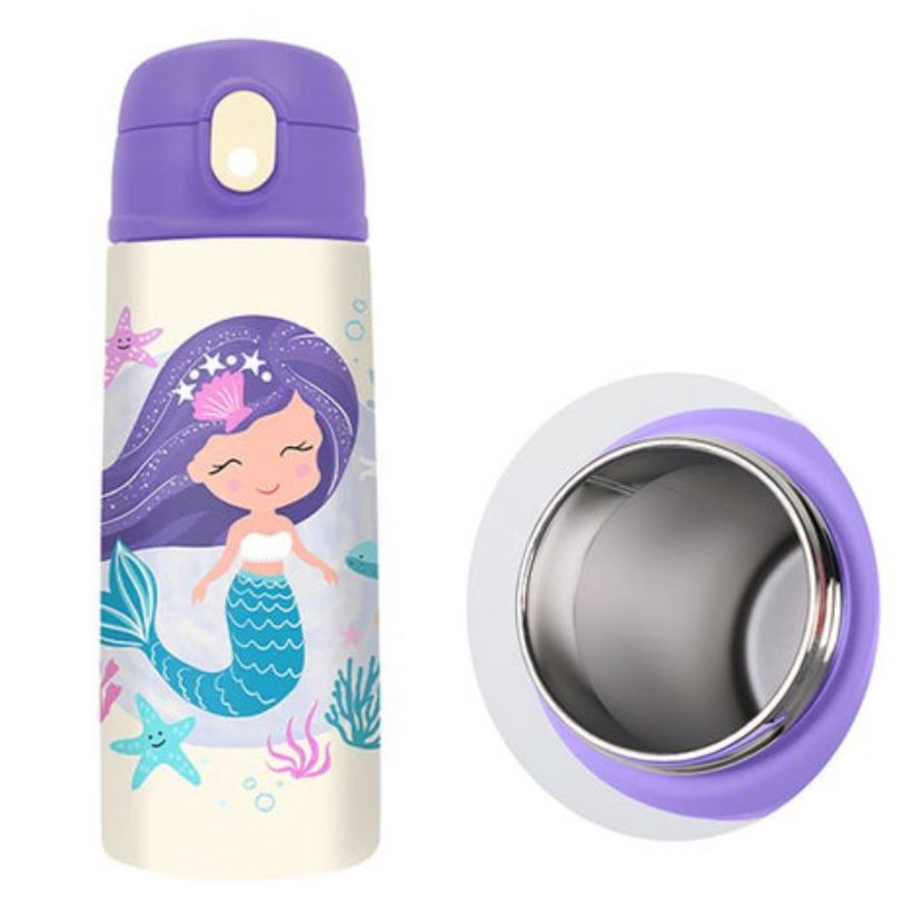 Termo metal fino pequeño infantil 400ml  