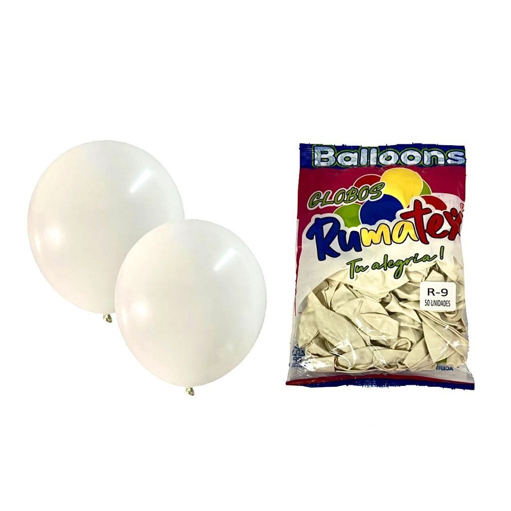 Bomba ballons r9x50 blanca 