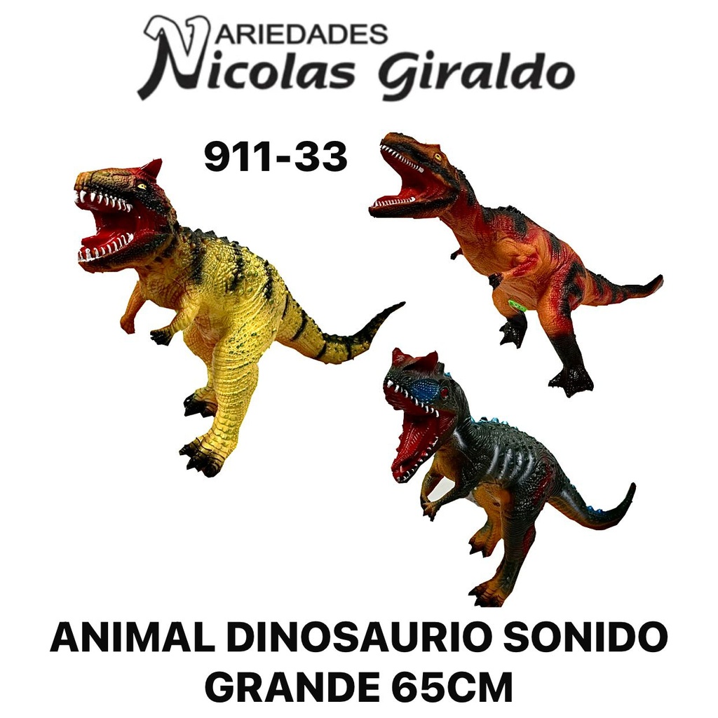 @Animal dinosaurio sonido grande 65CM 