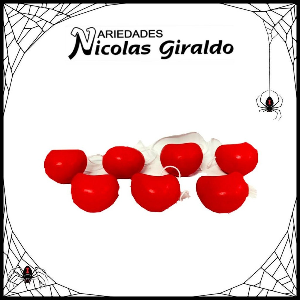 Nariz halloween caucho payaso PQT X12