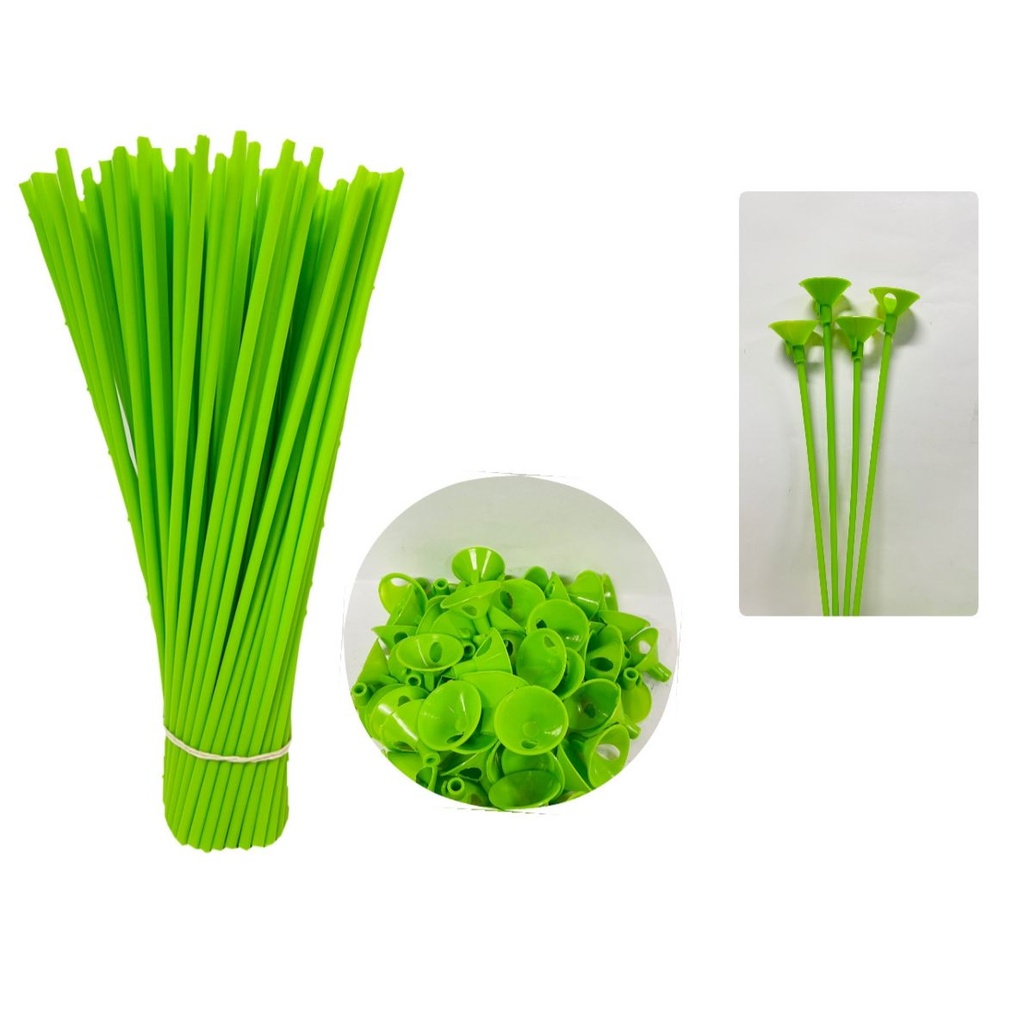 Porta bomba x 100 sencillo verde claro 