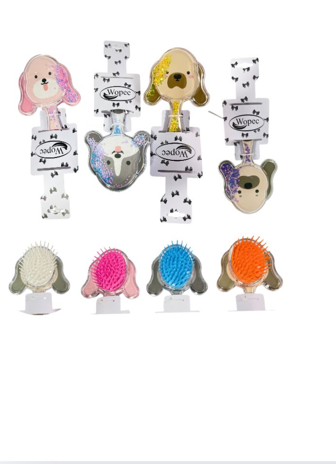 Cepillo peinar infantil figuras  perros