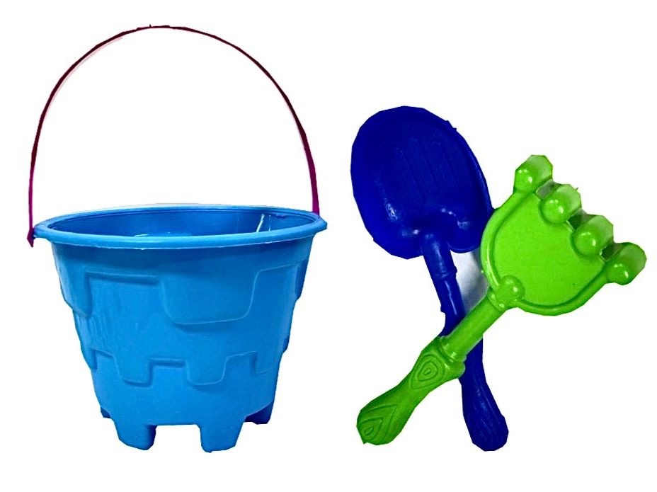 Balde playero castillo redondo sencillo 