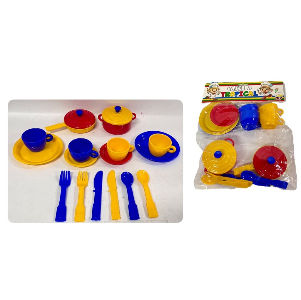 Vajilla tropical proyecciones 