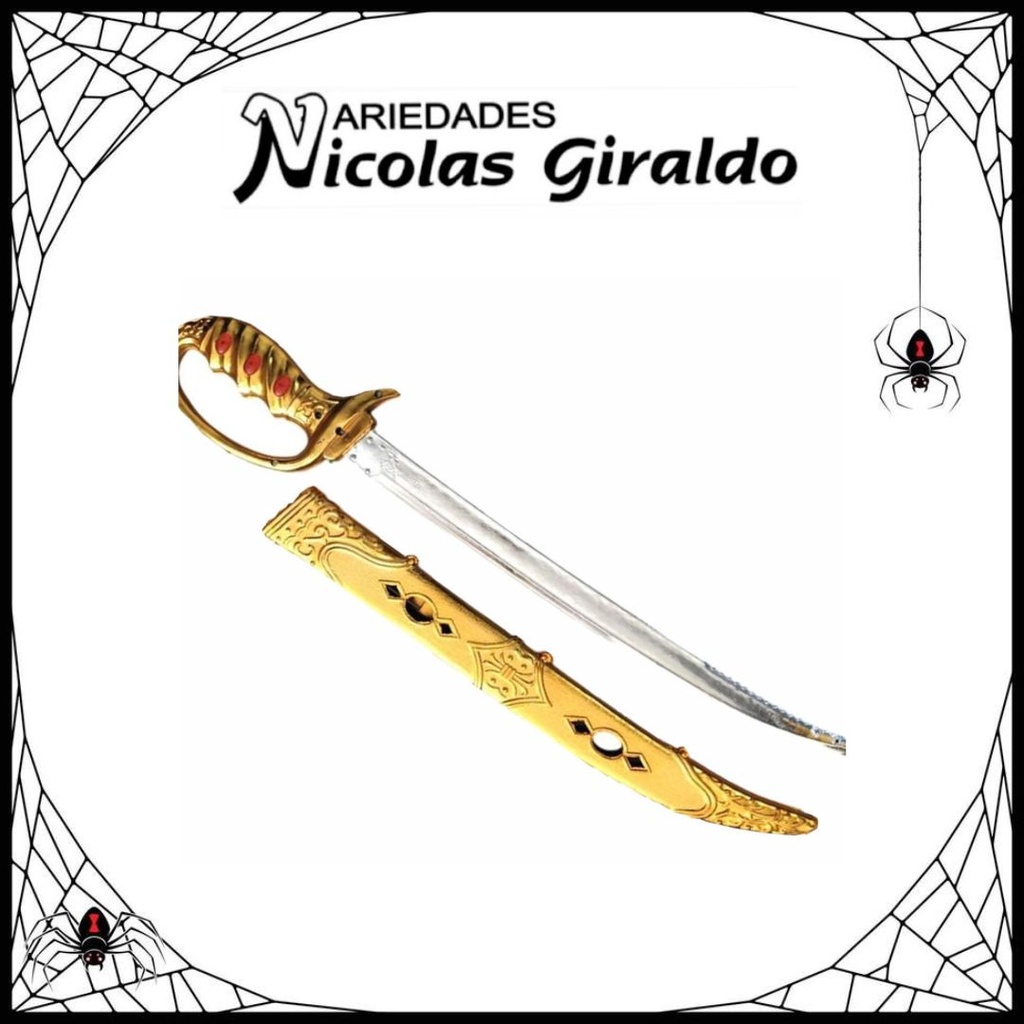Espada halloween dorada grande