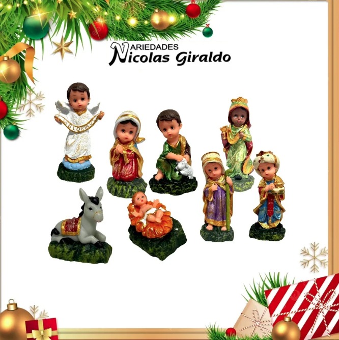 PESEBRE PLASTICO FINO #24 infantil COLMUÑECOS