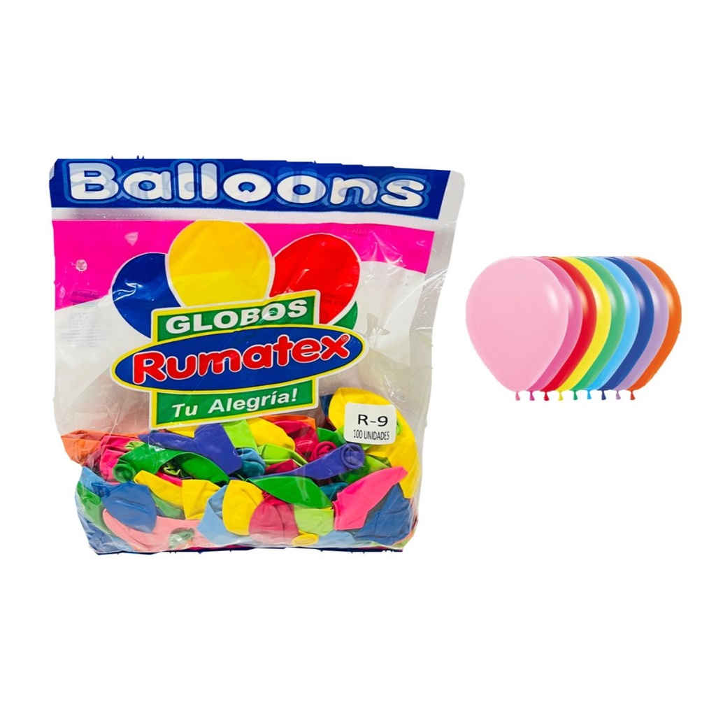 (846783) Bomba ballons r9x100 surtida
