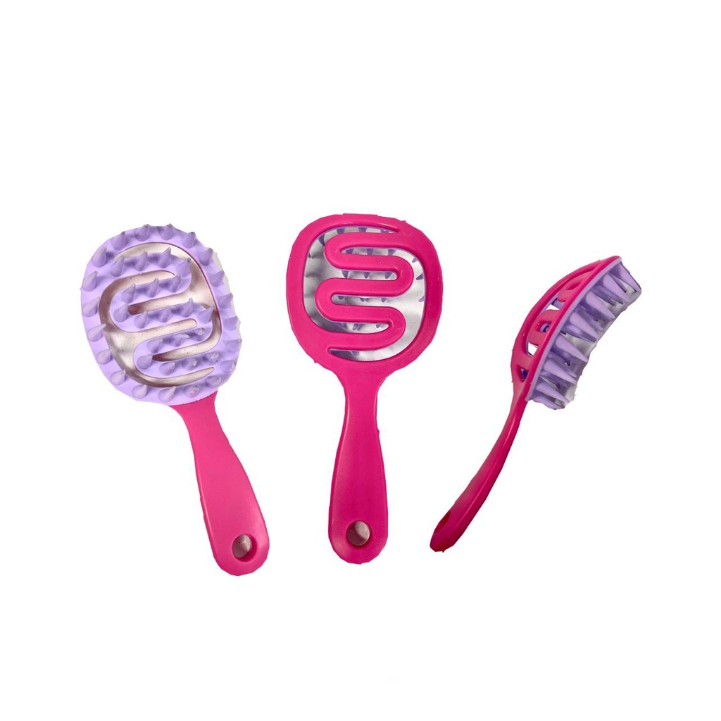 Cepillo peinar masajeador redondo