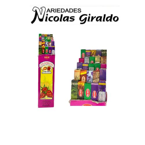 Incienso x25 cajas surtido