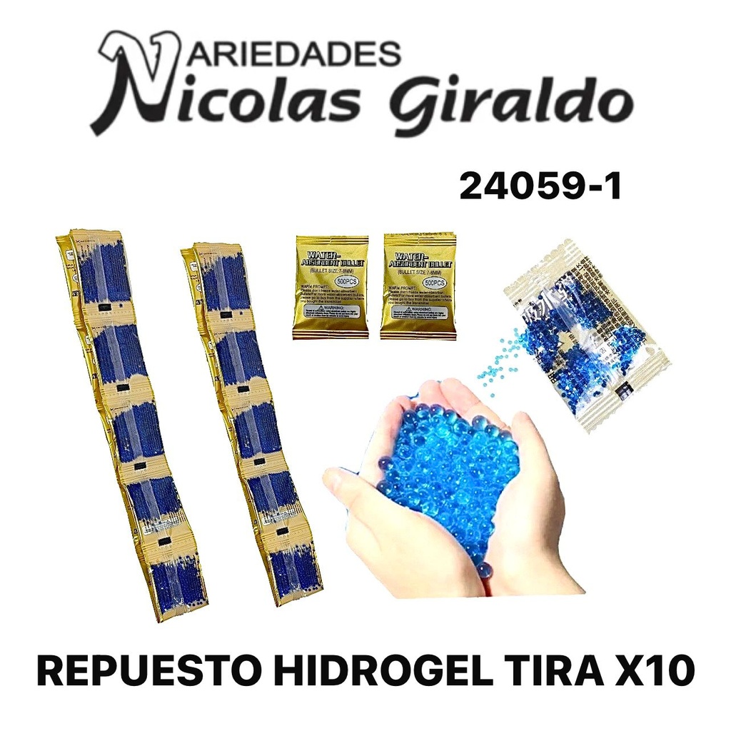 Repuesto hidrogel tira X10 