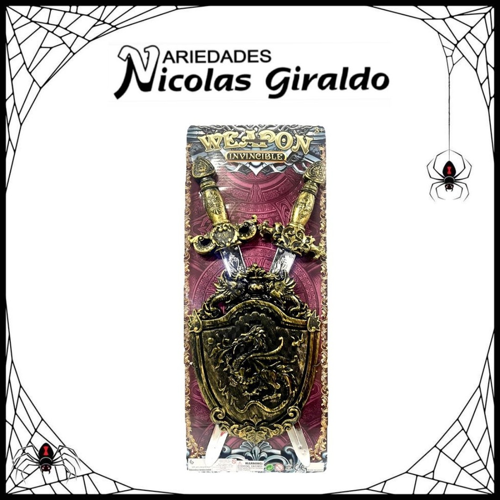 @Set halloween de gladiador paqueño