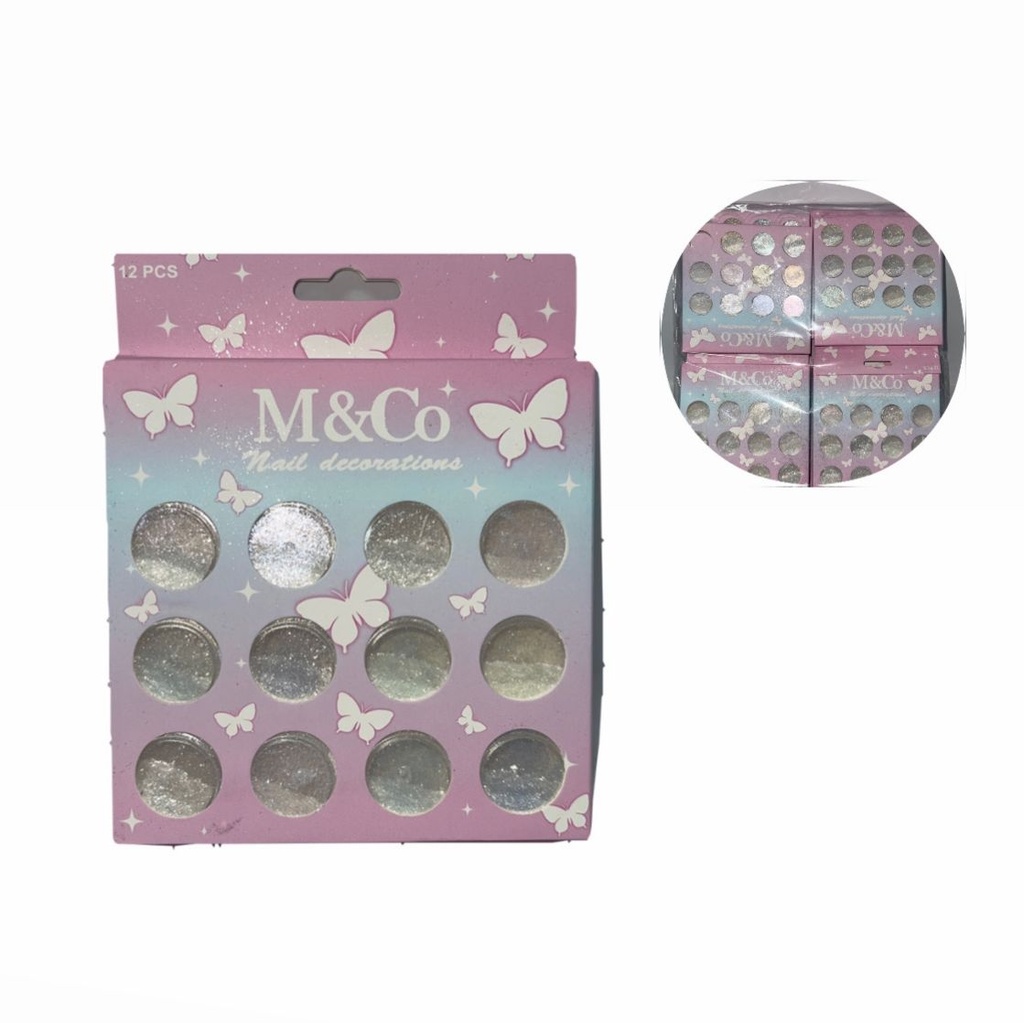 Aplique para uñas x12 