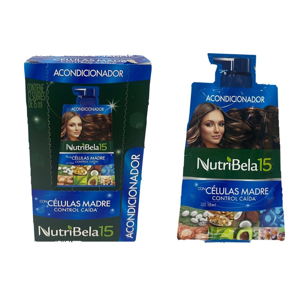 Acondicionador nutribela celula madre (azul) sobre x12