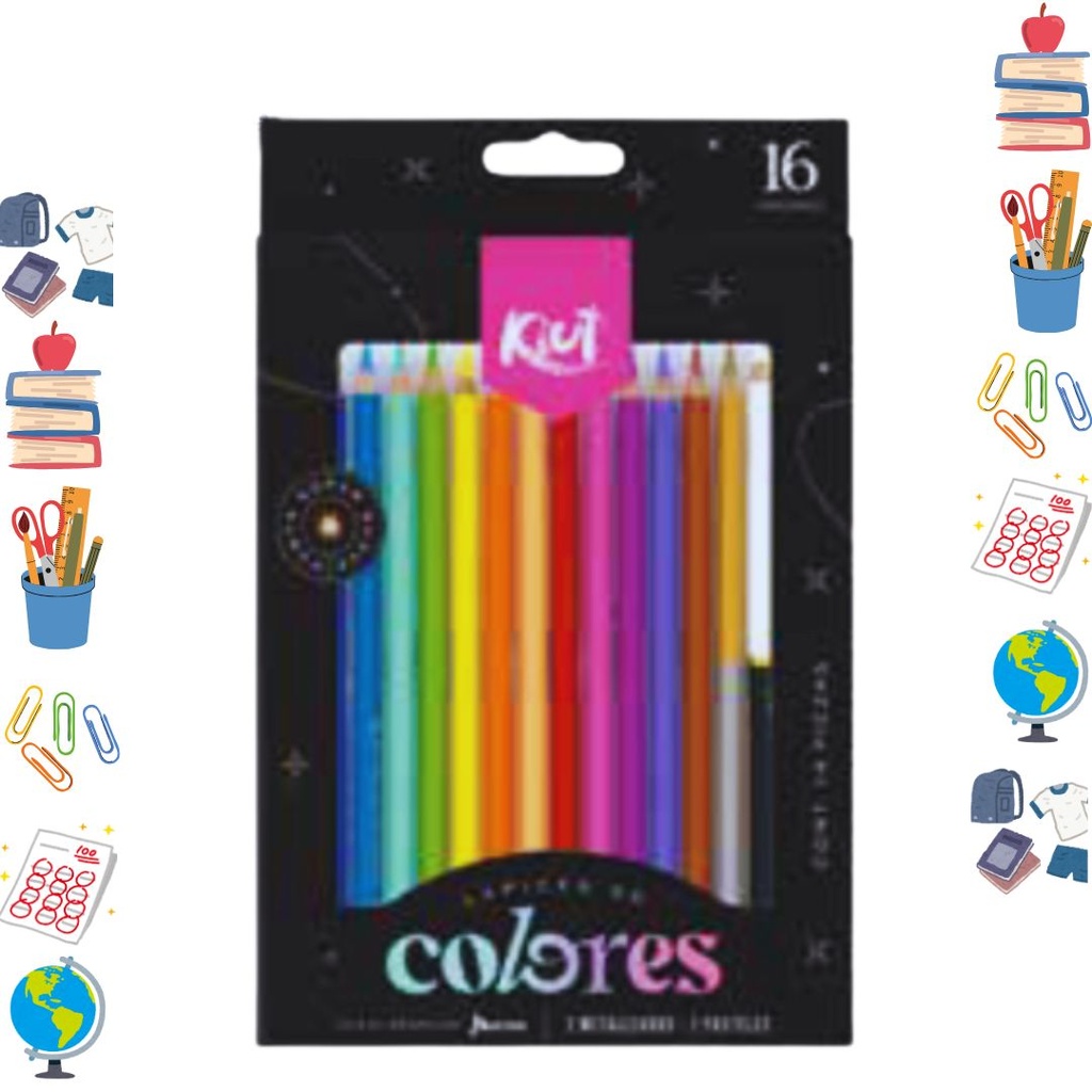 Color norma Kiut unipunta x16 caja negra