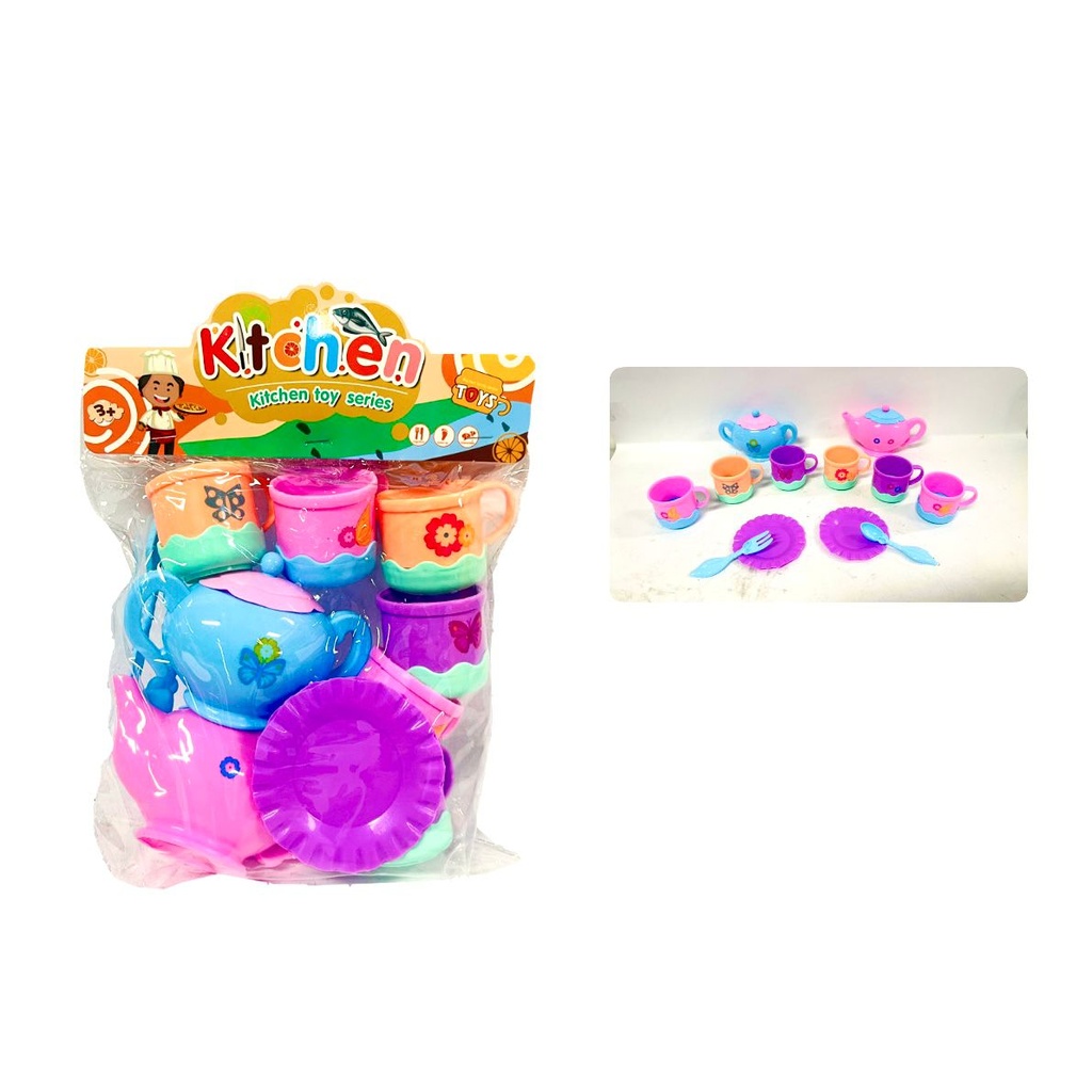 Vajilla infantil fina en bolsa 