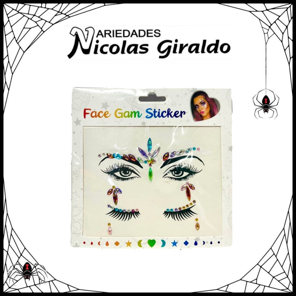 @Carton stickers rostro x1 