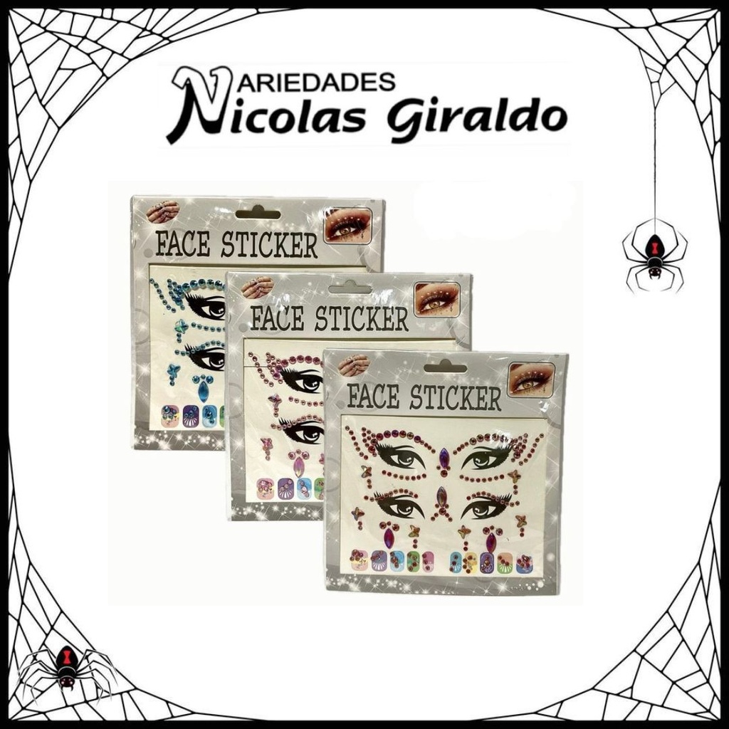 @Carton stickers rostro x1 