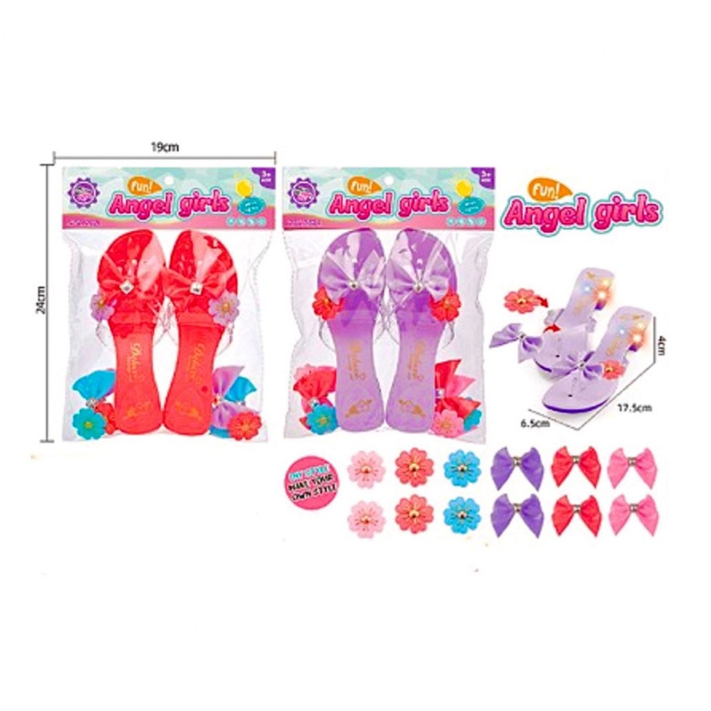 Tacones infantil plastico 