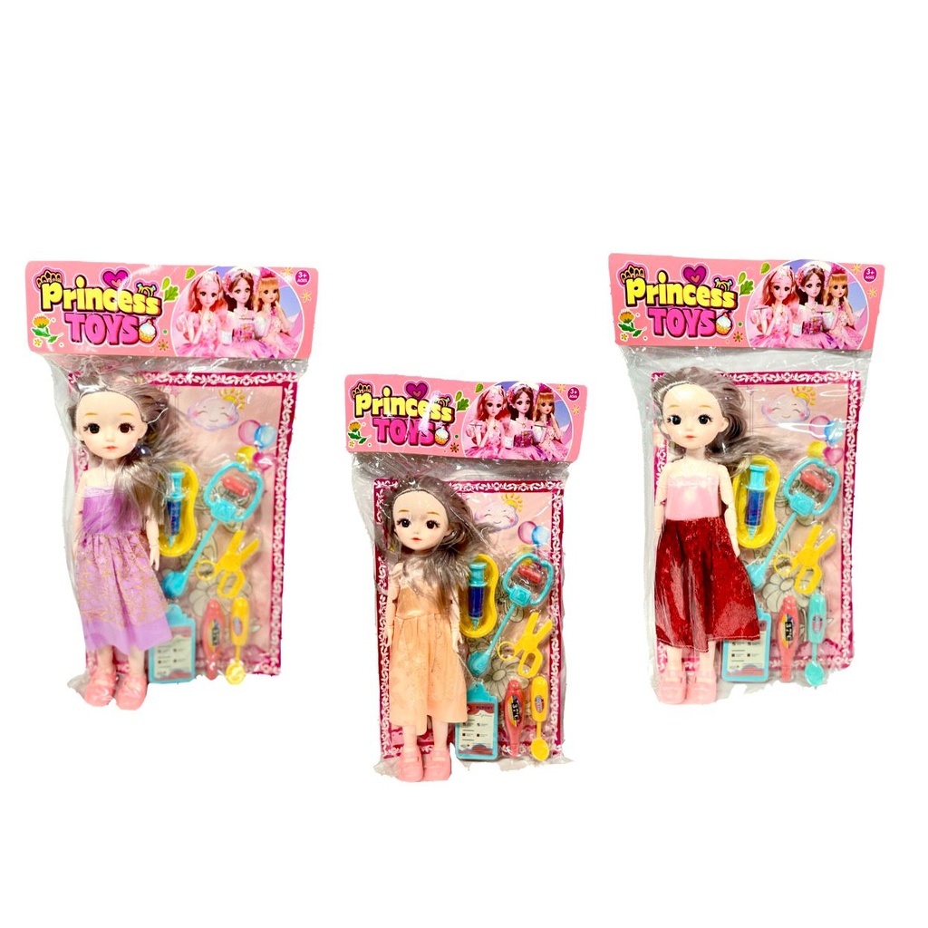 Muñeca bolsa fina con set doctor 