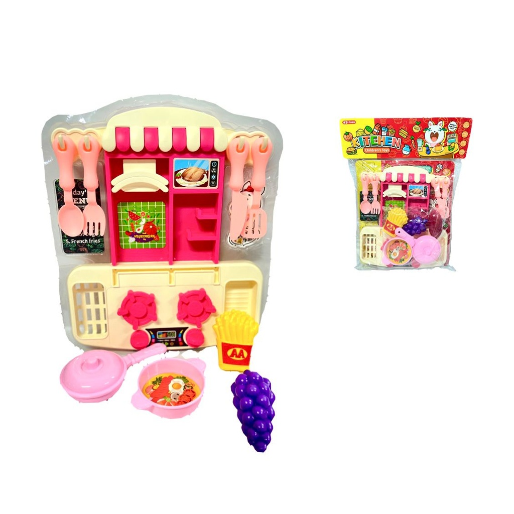 Vajilla infantil fina en bolsa