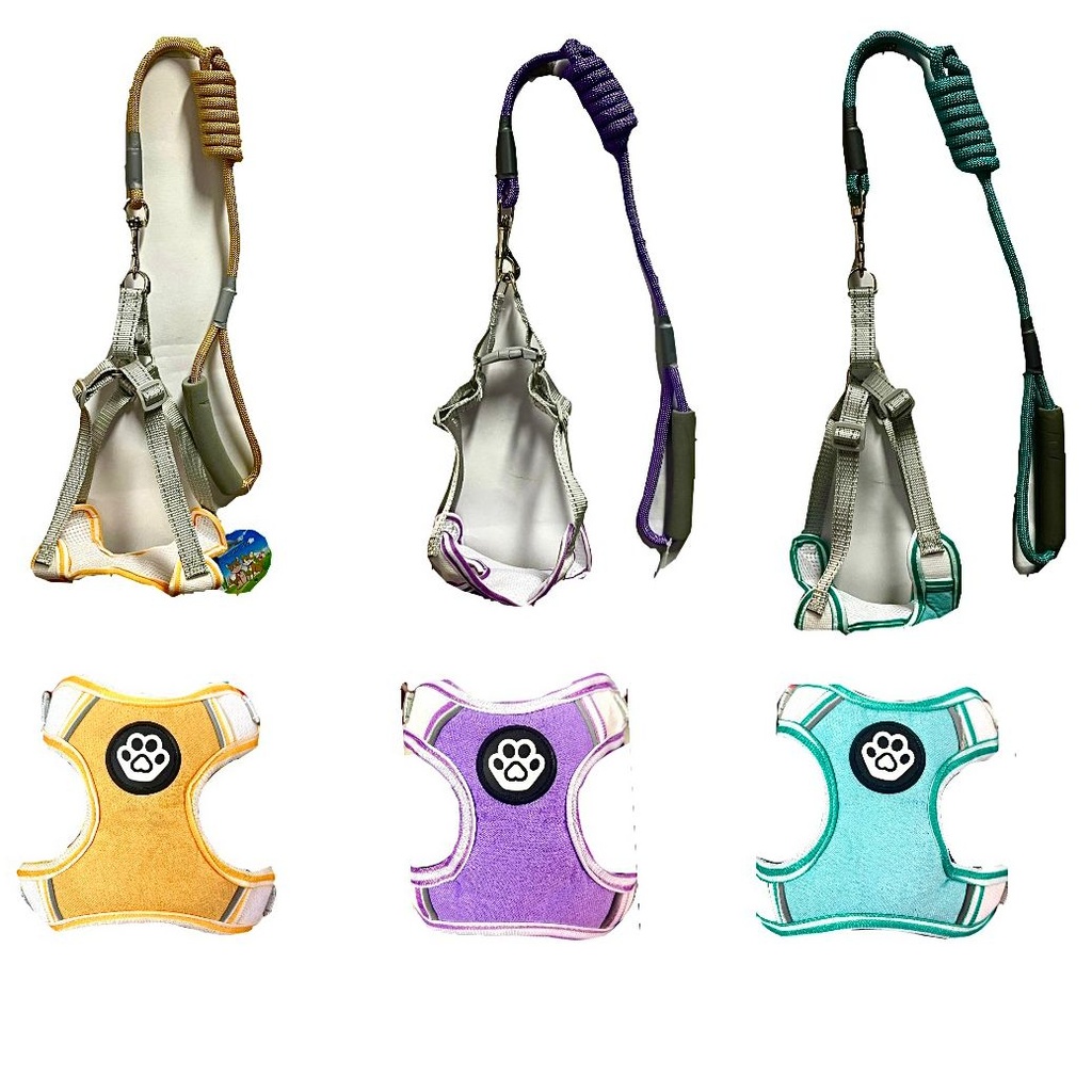 Collar mascota pechera pastel mediano