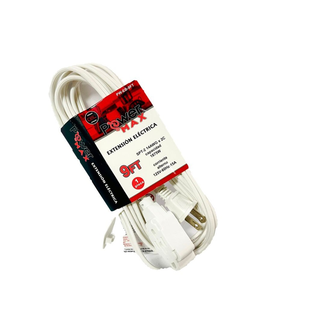 Extension blanca power max x9 ft 