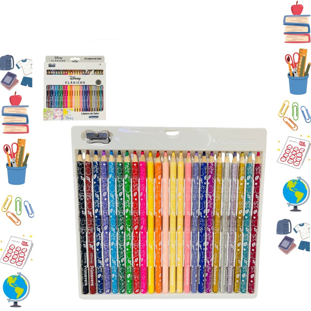 Color primavera multipersonaje x24 