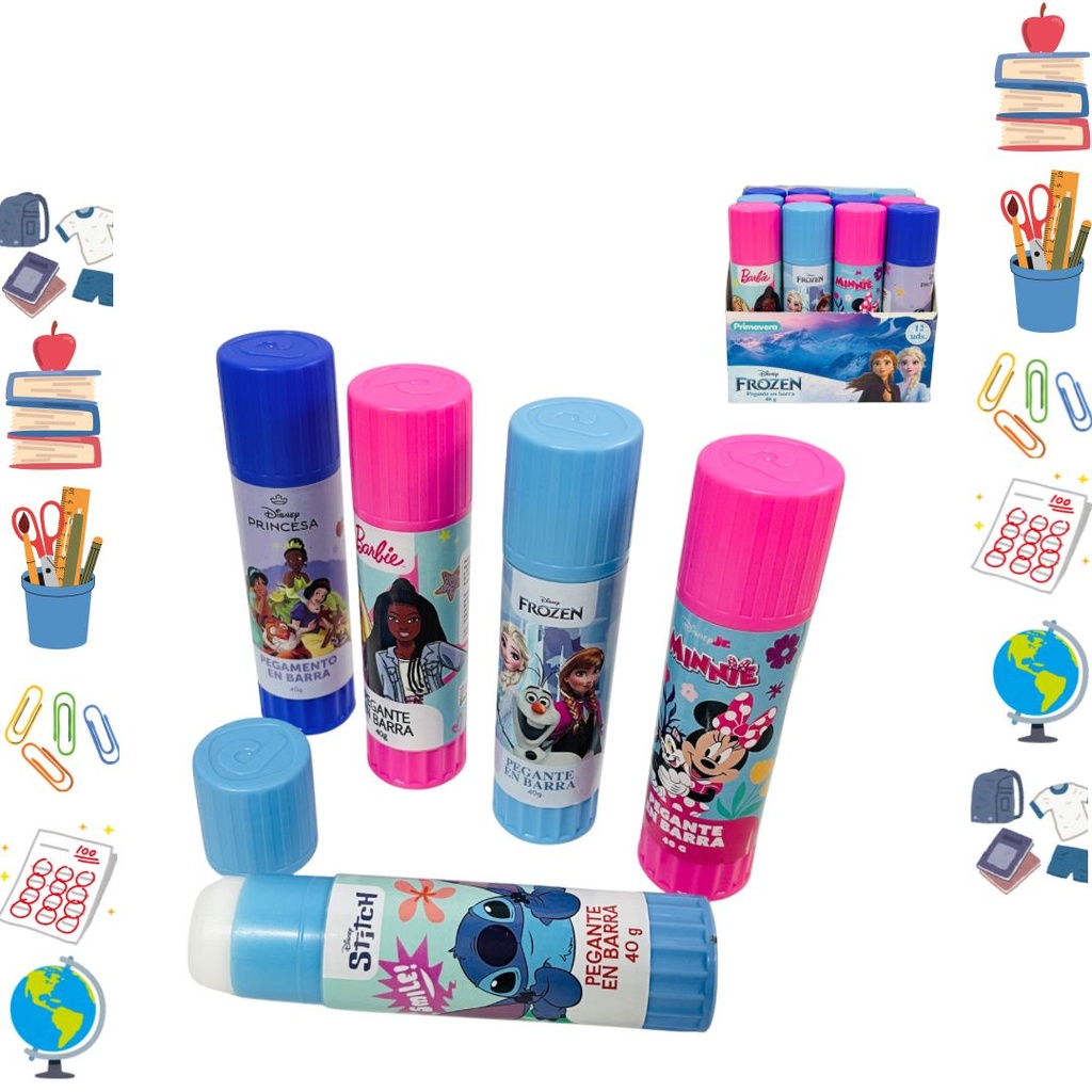 Colbon barra personaje niña caja x12