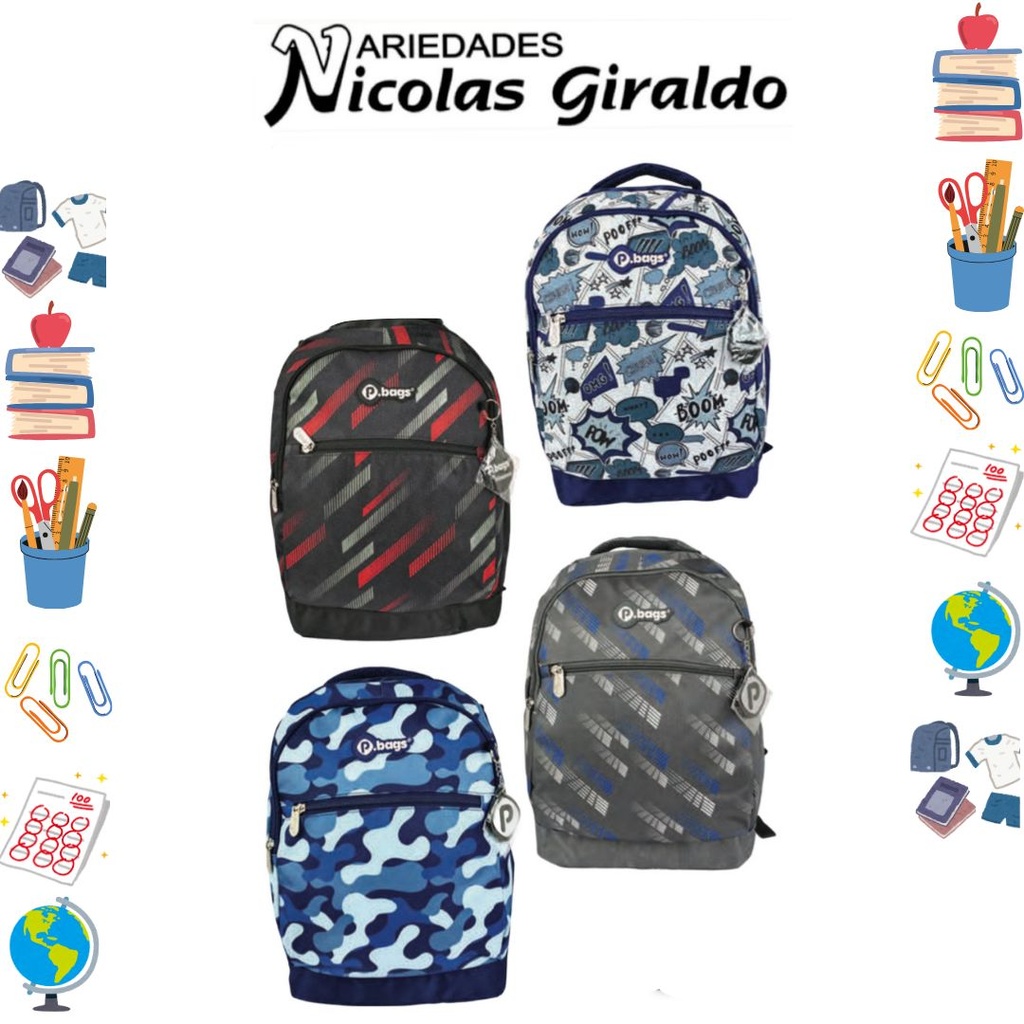 Morral primavera print hombre 