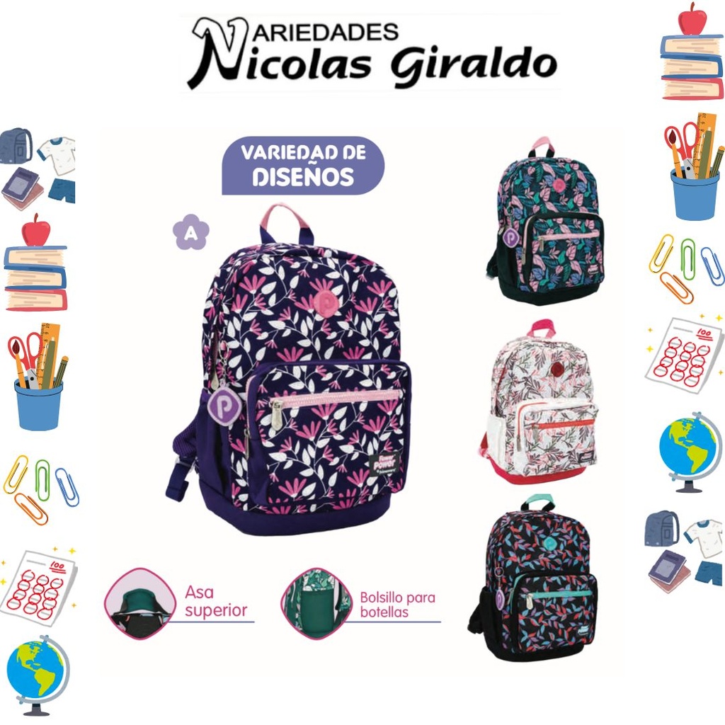 Morral primavera flower power natura mujer