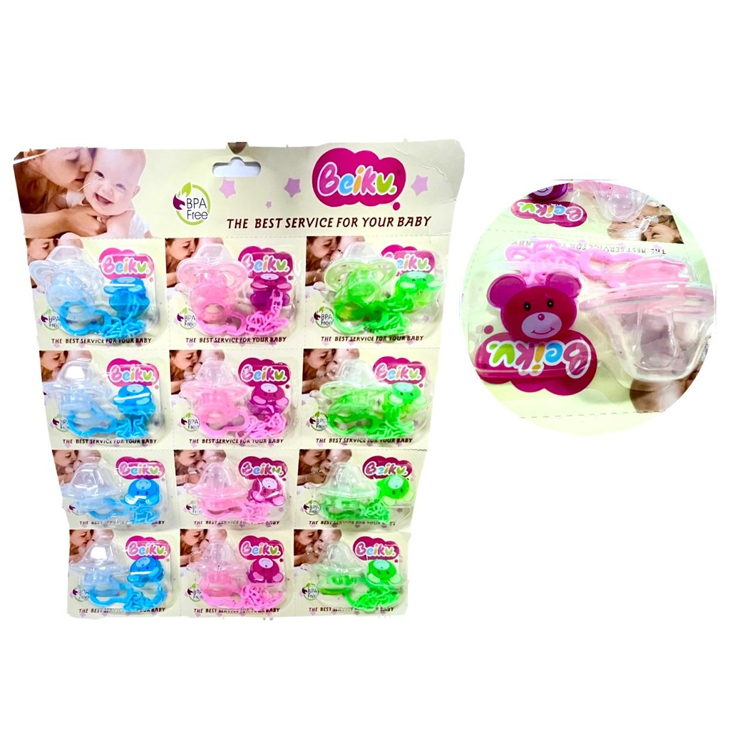 Chupa entretenedora con cadena carton x12 (AK11321)