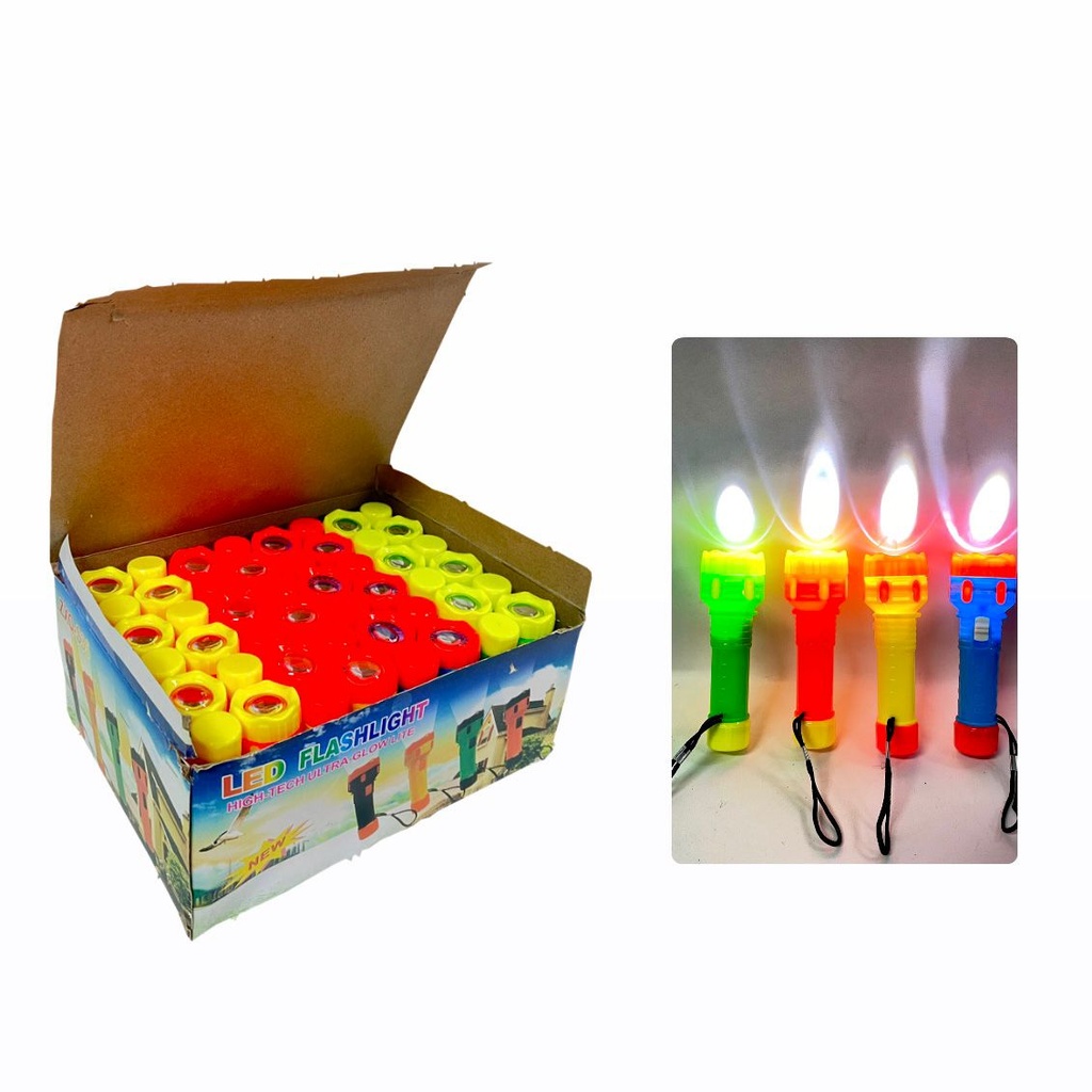 Llavero linterna neon mediana caja x48  