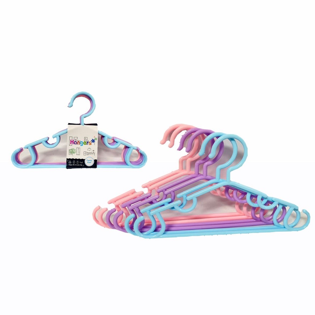 @Gancho bebe redondo color pastel x6 