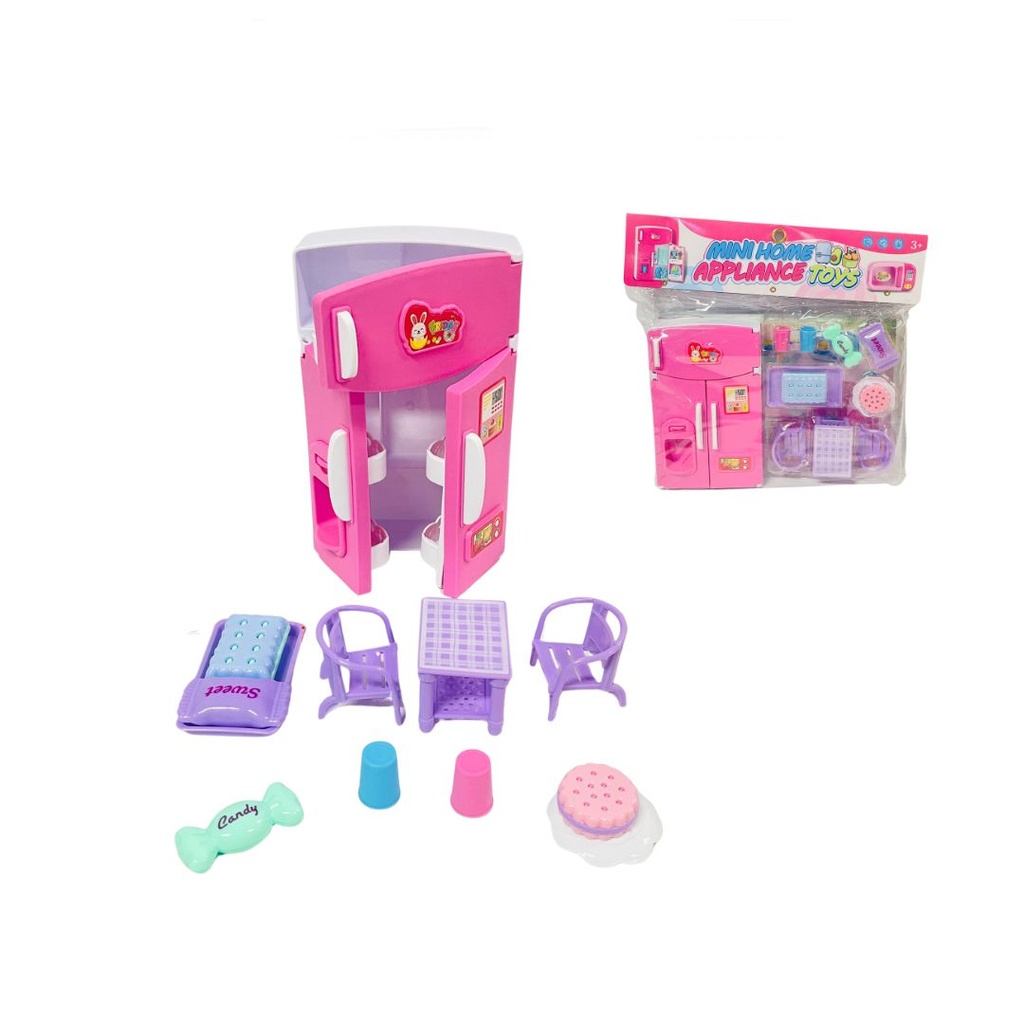 Juguete nevera con accesorios  