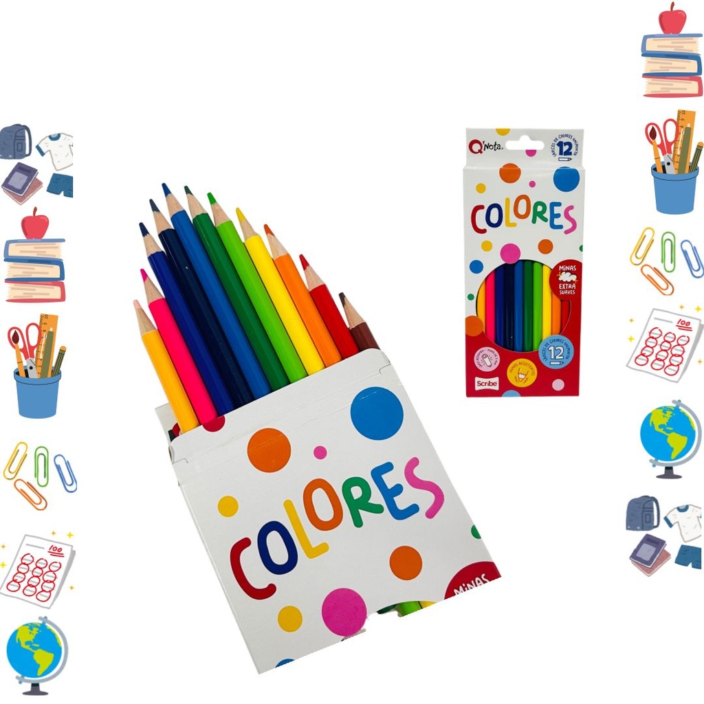 Color scribe Q'NOTA uni punta x12 