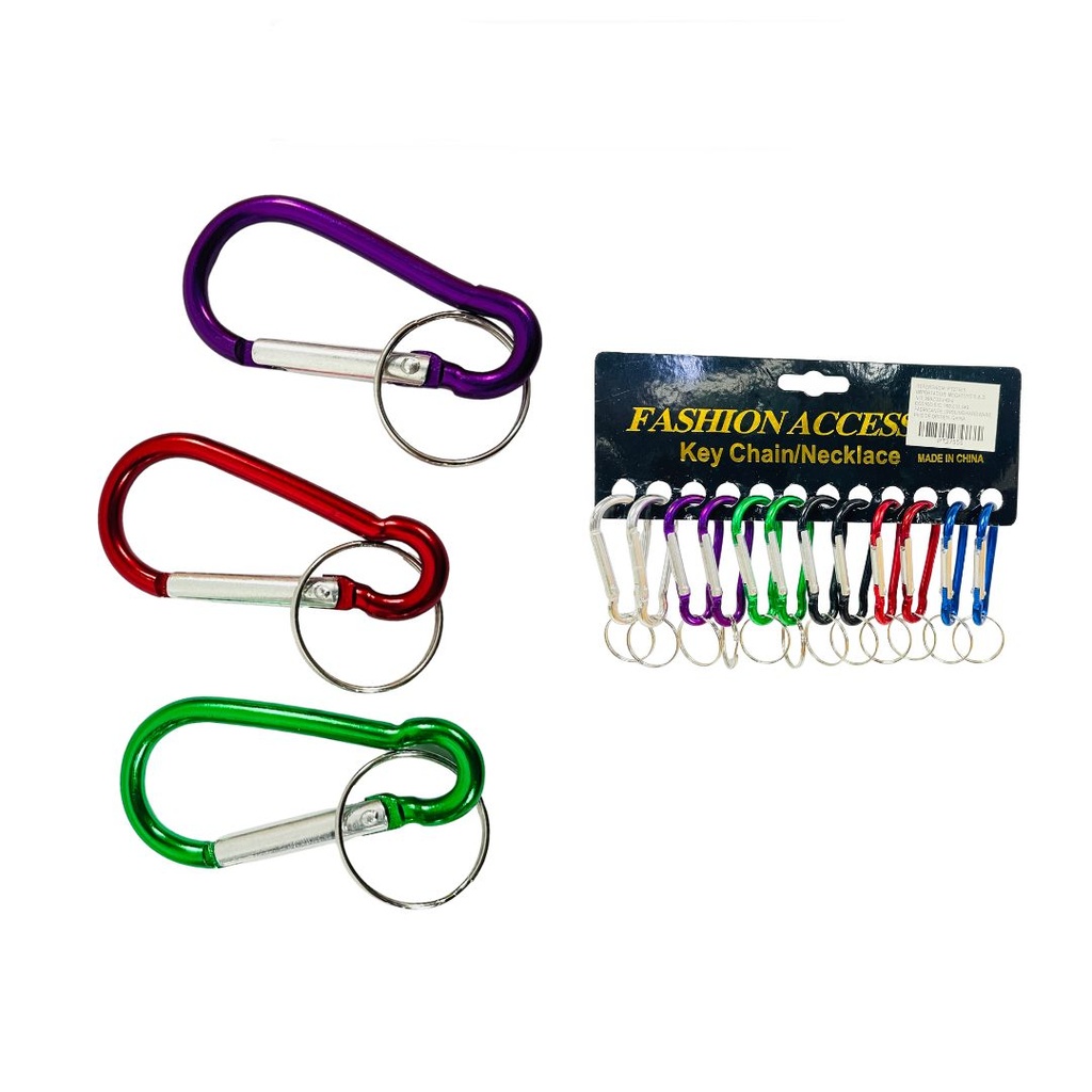 Llavero alpinista sencillo pequeño pqte x12  