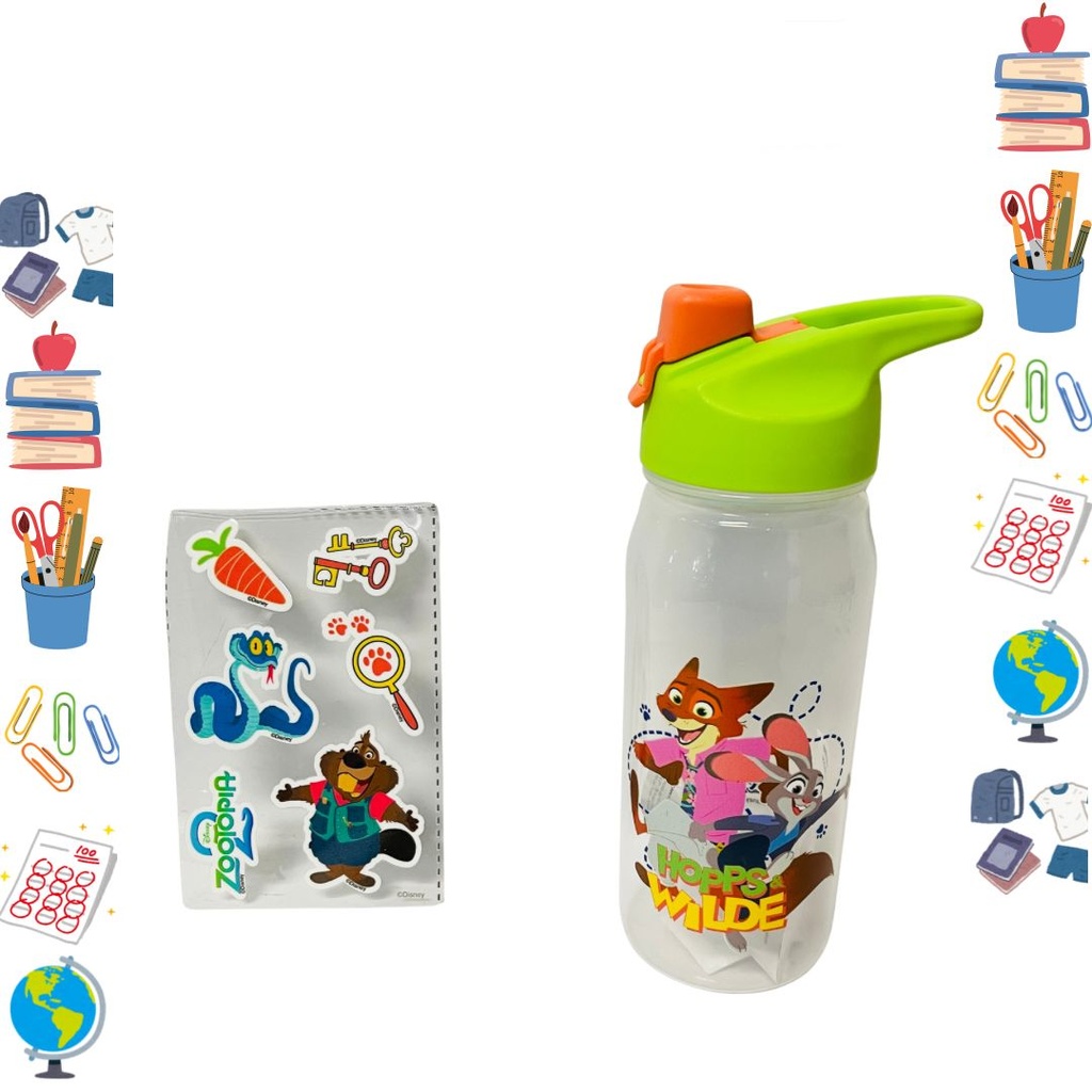 Termo botella zinc zootopia