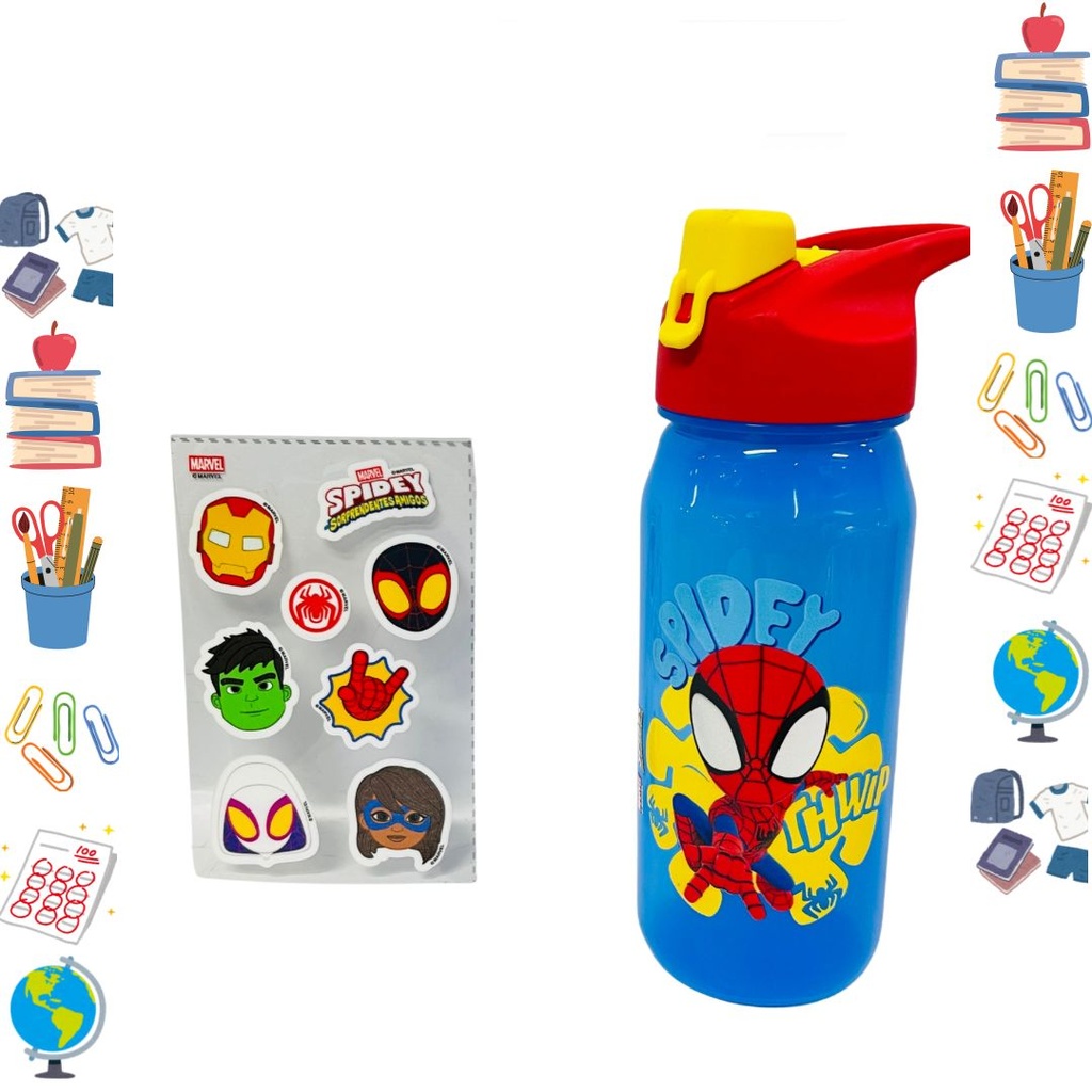 Termo botella zinc spiderman 