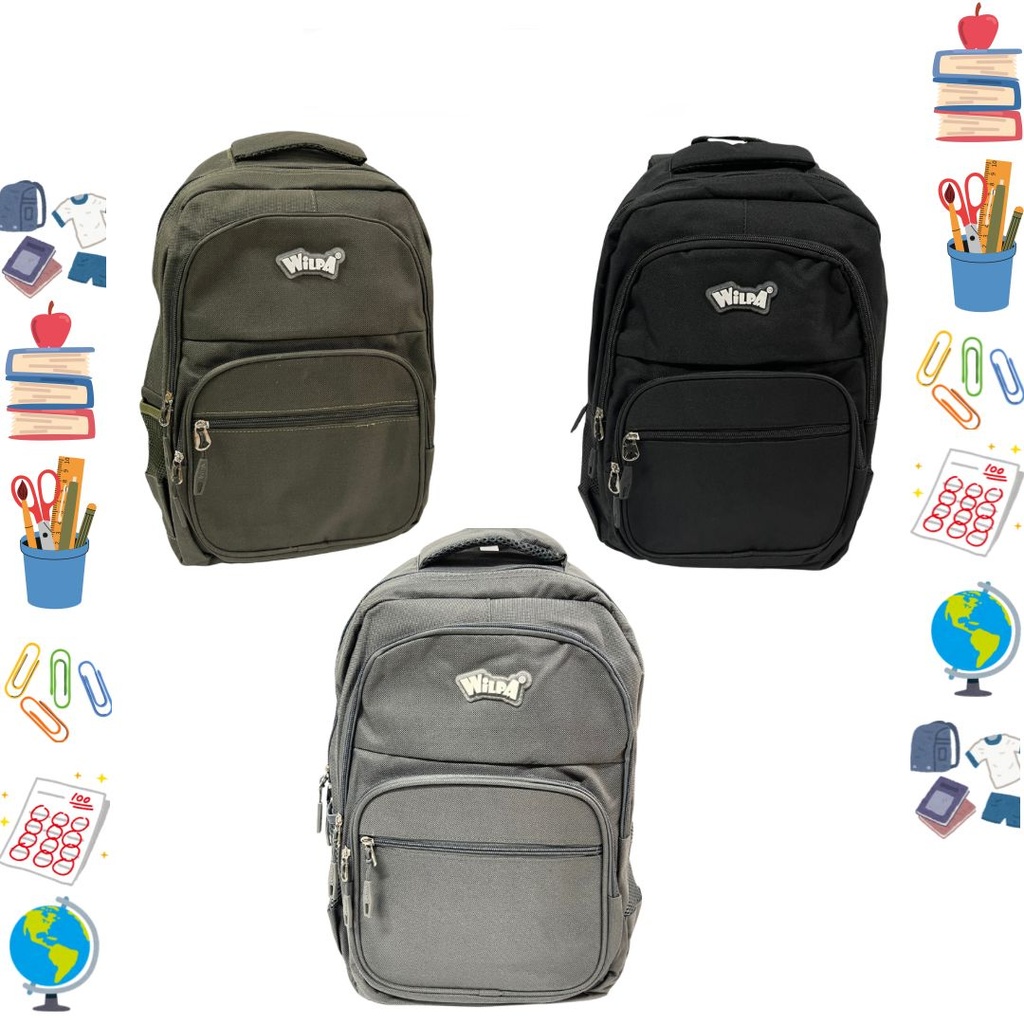 Morral wilpa grande fondo entero hombre #16.5   