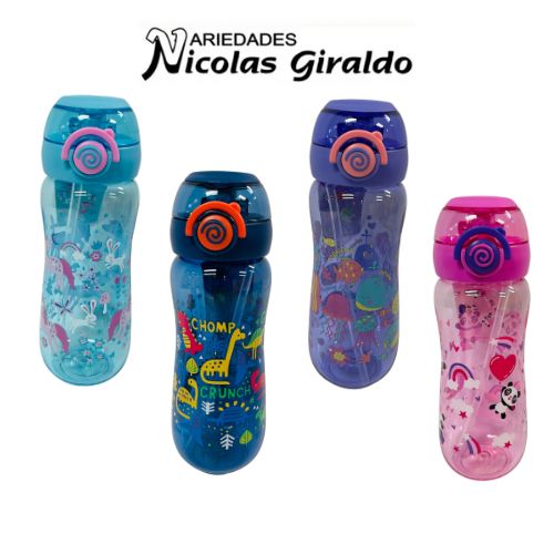 @Termo infantil fino estampado 500ml 