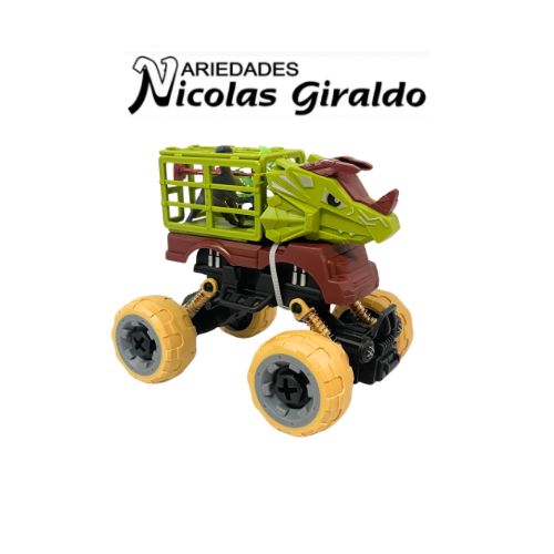 Carro llanton con amortiguacion dinosaurio 