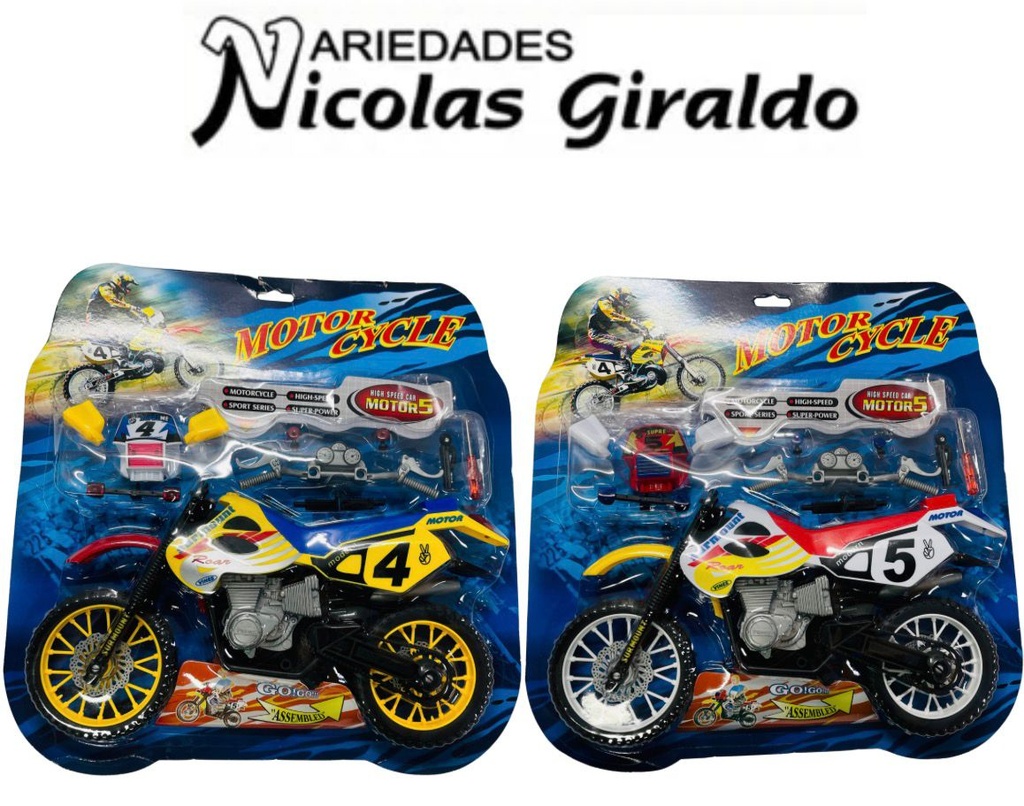 Moto carton gigante  