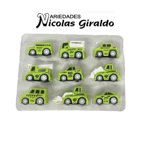 Carro impulso surtido mini x9 fino  