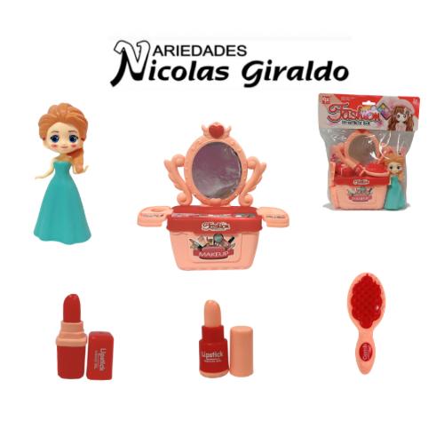 Set belleza infantil bolsa grande fina  