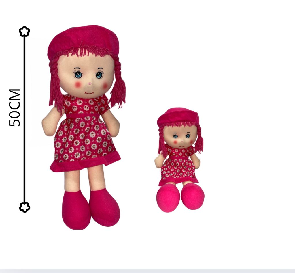 Muñeca trapo gigante fina 50cm
