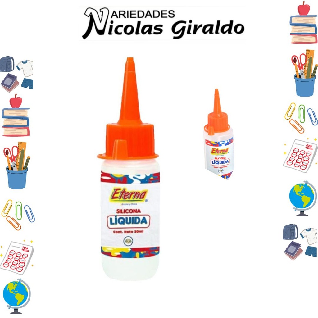 Silicona liquida x30ml eterna  CAJA X24