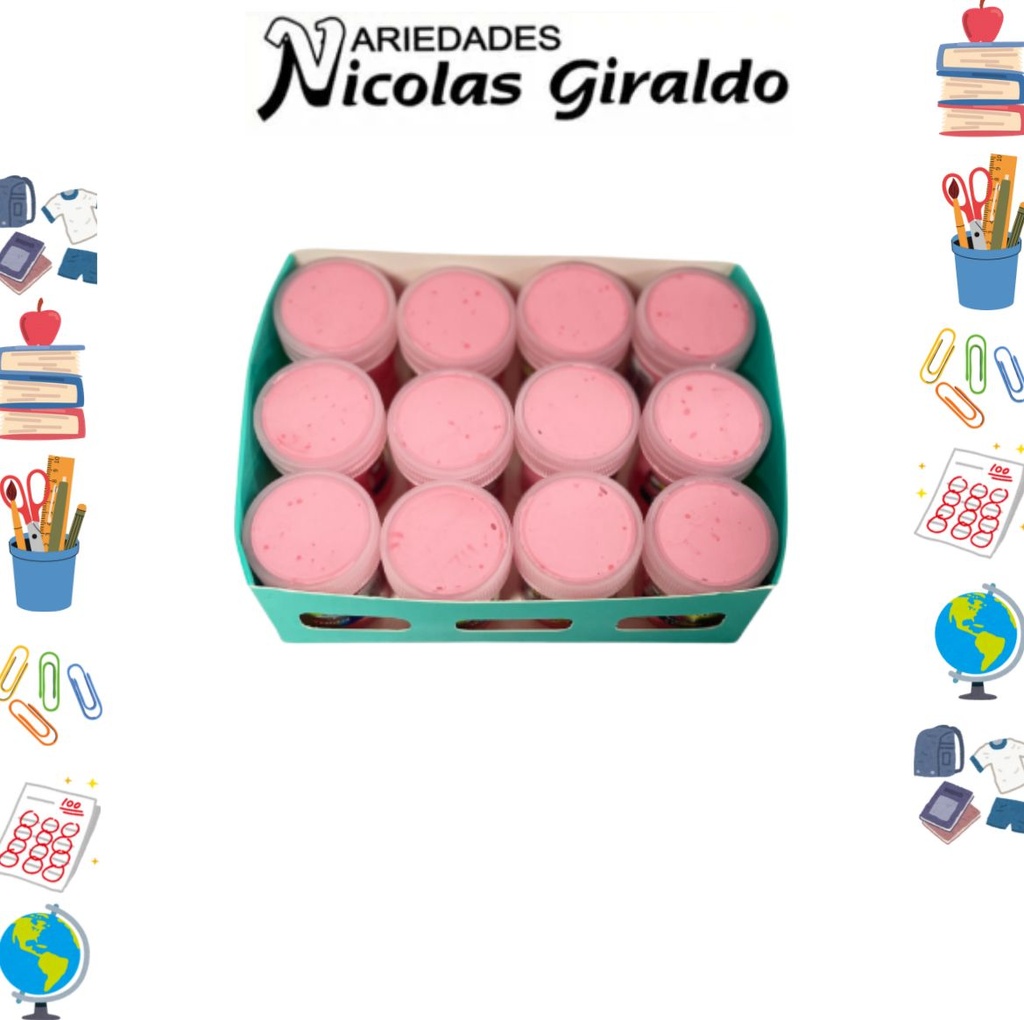 Vinilo power color x33 cc rosado CJX12