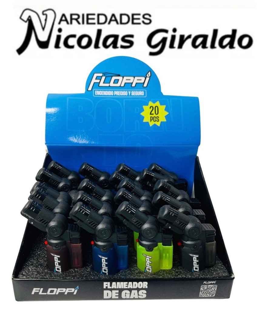 Flameador gas floppi pequeño caja x20