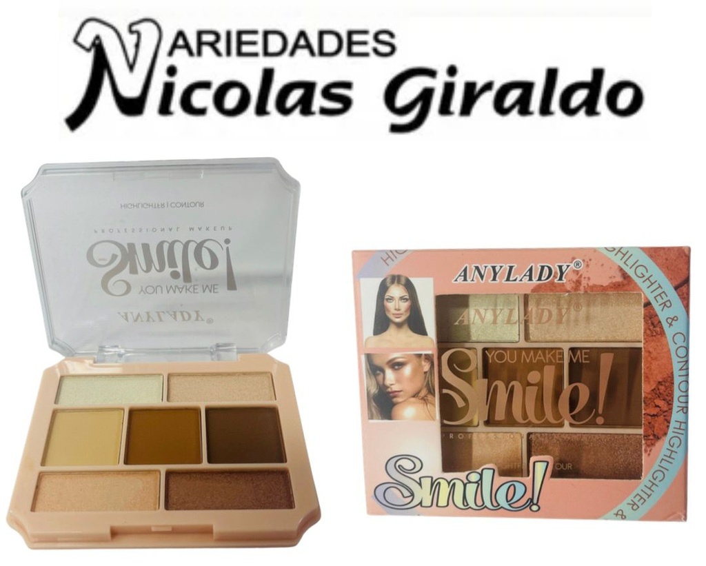 Sombra dama palette 7 tonos (8213) 